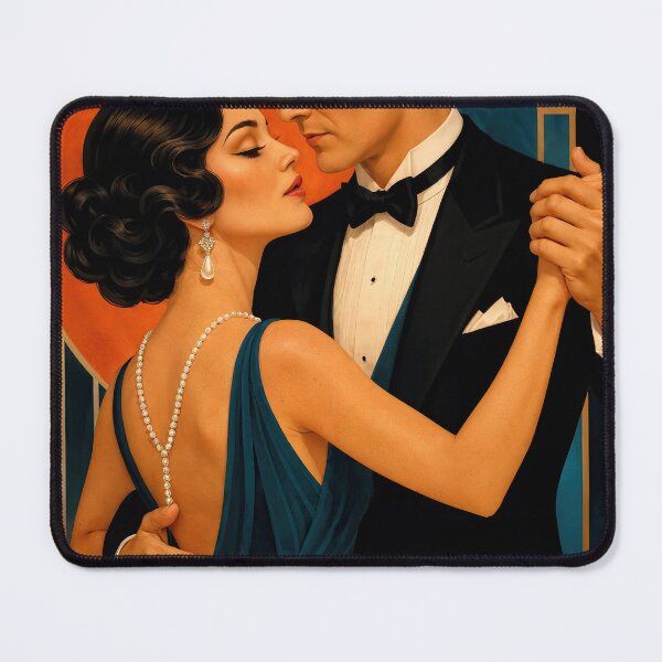 Item preview, Wall Art - Postcard - Art Deco Elegance Dance designed and sold by ForeverPrintsOK.