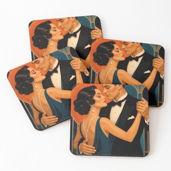 Item preview, Wall Art - Postcard - Art Deco Elegance Dance designed and sold by ForeverPrintsOK.