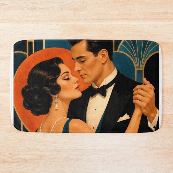 Item preview, Wall Art - Postcard - Art Deco Elegance Dance designed and sold by ForeverPrintsOK.
