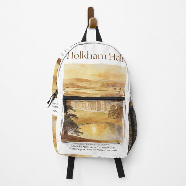 Item preview, Holkham Hall Vintage Watercolor Art Print | Palladian English Manor | Norfolk England Wall Decor designed and sold by Panom Suavichien.