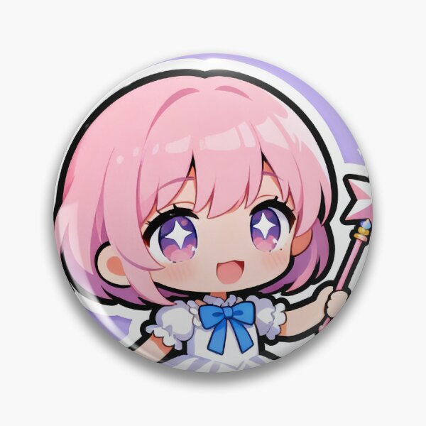 Item preview, Kawaii Magical Girl Chibi Sticker designed and sold by PixelMood Stickers.