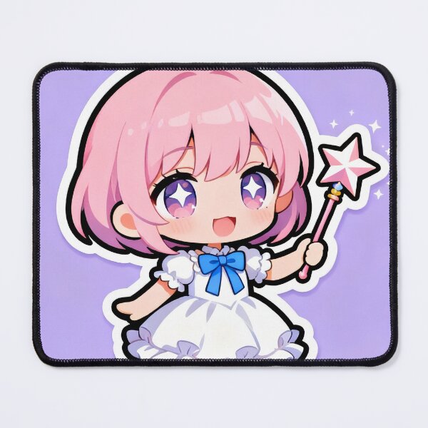 Item preview, Kawaii Magical Girl Chibi Sticker designed and sold by PixelMood Stickers.