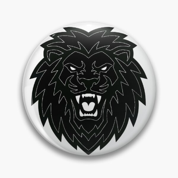 Item preview, Never Back Down Motivational Roaring Lion designed and sold by whinkester.