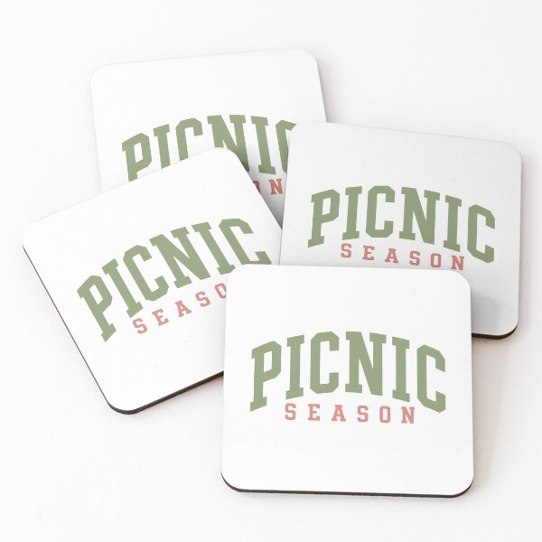 Item preview, Picnic Season Retro Varsity Typography Green Spring Summer designed and sold by JackCurtis1991.