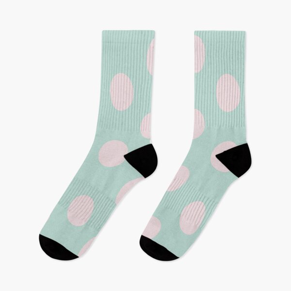 Item preview, Large PALE PINK and MINT GREEN POLKA DOTS  designed and sold by RachelMacht.