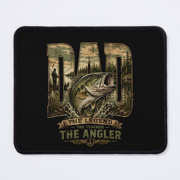 Item preview, Dad Dad Bass Fishing Father’s Day Angler Vintage Fishing designed and sold by THREE LITTLE BEANS.