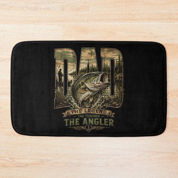 Item preview, Dad Dad Bass Fishing Father’s Day Angler Vintage Fishing designed and sold by THREE LITTLE BEANS.