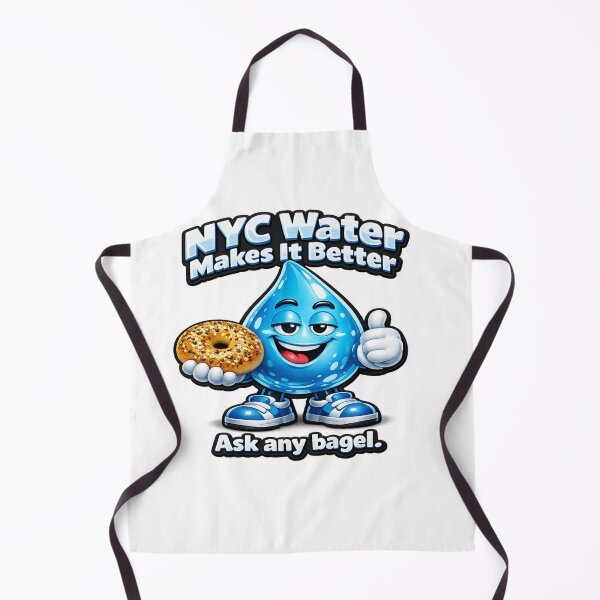 Item preview, NYC Water Makes Better Bagels Mascot designed and sold by Dresut.