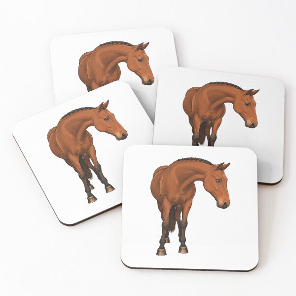 Item preview, Blood Bay Warmblood Horse Sticker designed and sold by RealEqEdit.