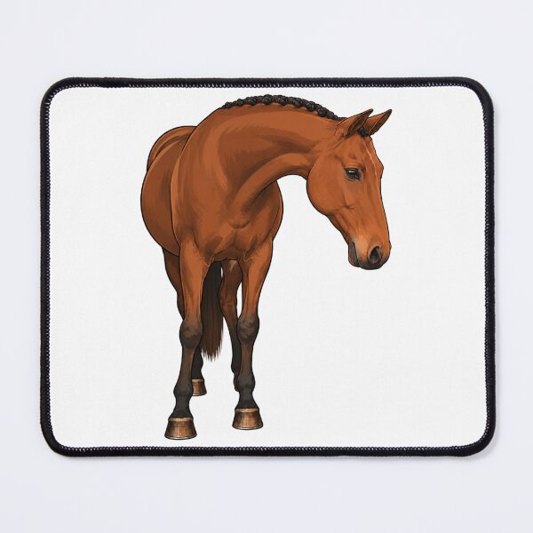 Item preview, Blood Bay Warmblood Horse Sticker designed and sold by RealEqEdit.