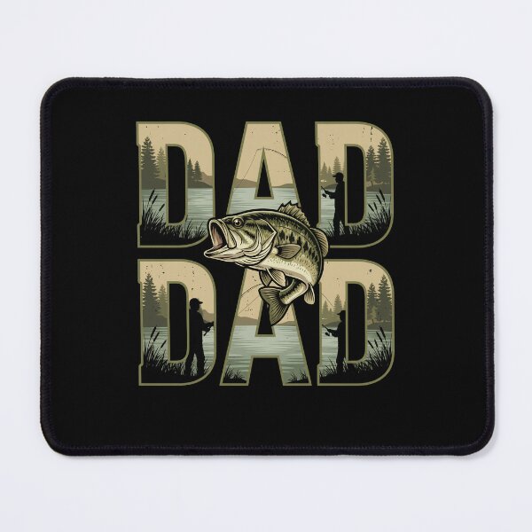 Item preview, Dad Dad Bass Fishing Father’s Day Angler Vintage Fishing designed and sold by THREE LITTLE BEANS.