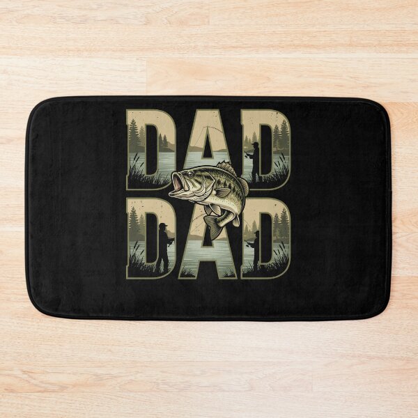 Item preview, Dad Dad Bass Fishing Father’s Day Angler Vintage Fishing designed and sold by THREE LITTLE BEANS.
