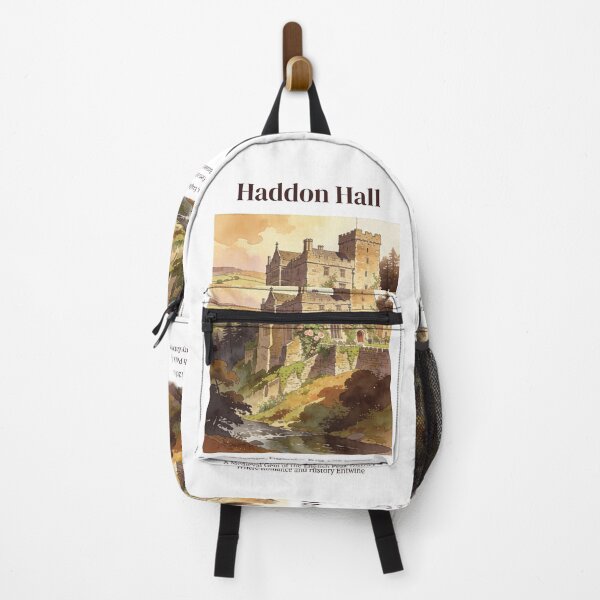 Item preview, Haddon Hall Vintage Watercolor Art Print | Medieval English Manor | Peak District Derbyshire Wall Decor designed and sold by Panom Suavichien.