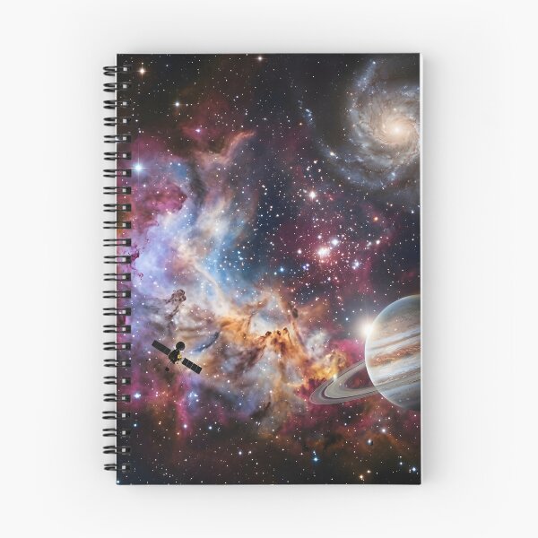 Item preview, Vibrant Deep Space Nebula Ringed Planet Galaxy designed and sold by novadawy.
