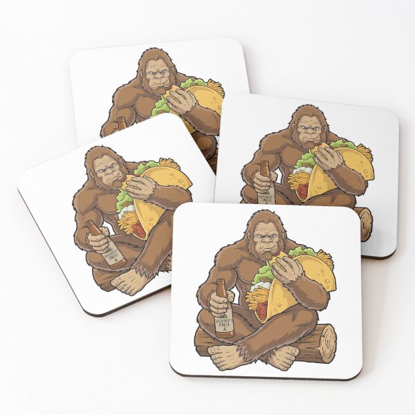 Item preview, Funny Bigfoot Eating Taco   designed and sold by TeeARTHY.