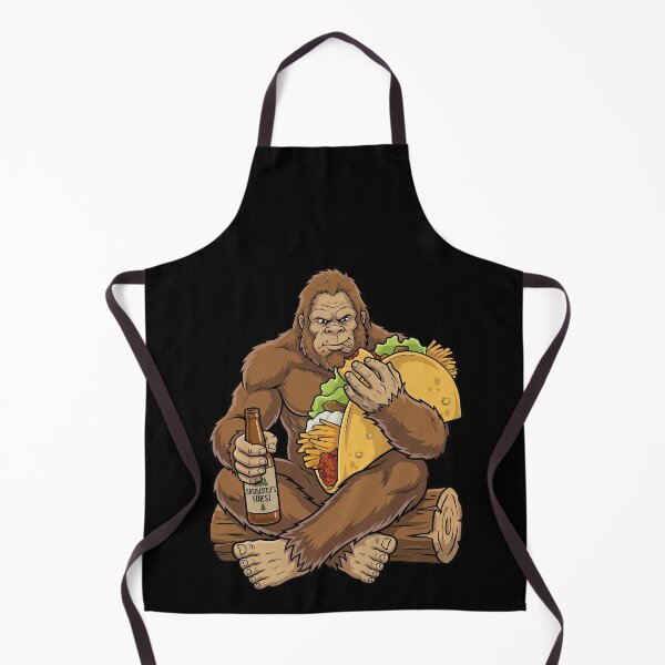 Item preview, Funny Bigfoot Eating Taco designed and sold by TeeARTHY.
