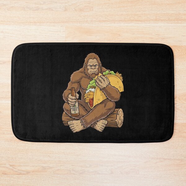 Item preview, Funny Bigfoot Eating Taco   designed and sold by TeeARTHY.