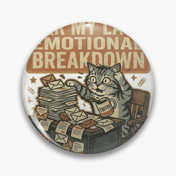 Item preview, Per My Last Emotional Breakdown Cat – Funny Office Humor designed and sold by Dada-arts.