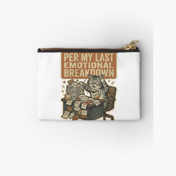 Item preview, Per My Last Emotional Breakdown Cat – Funny Office Humor designed and sold by Dada-arts.