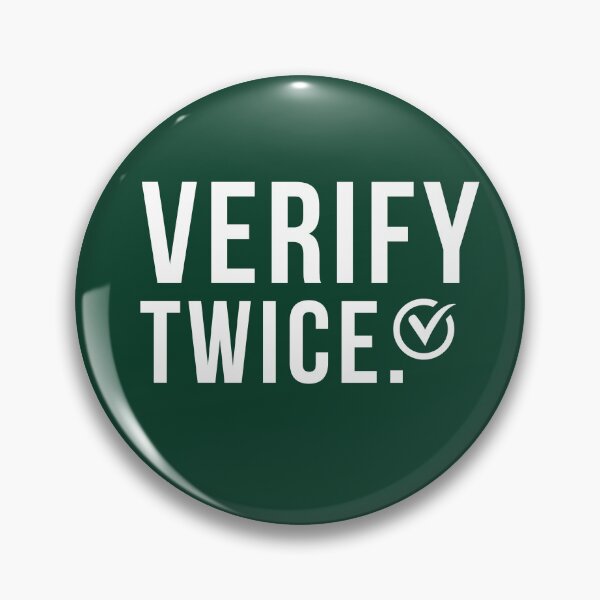 Item preview, Verify Twice – Auditor, Accountant & CPA Mindset Design designed and sold by FCA SIR MERCH .