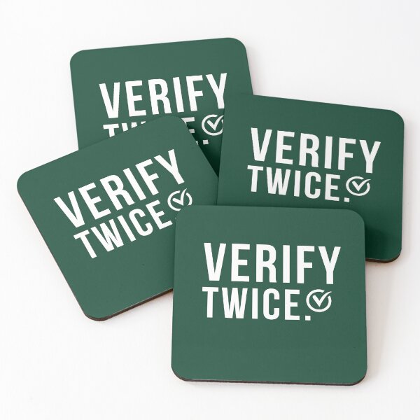 Item preview, Verify Twice – Auditor, Accountant & CPA Mindset Design designed and sold by FCA SIR MERCH .