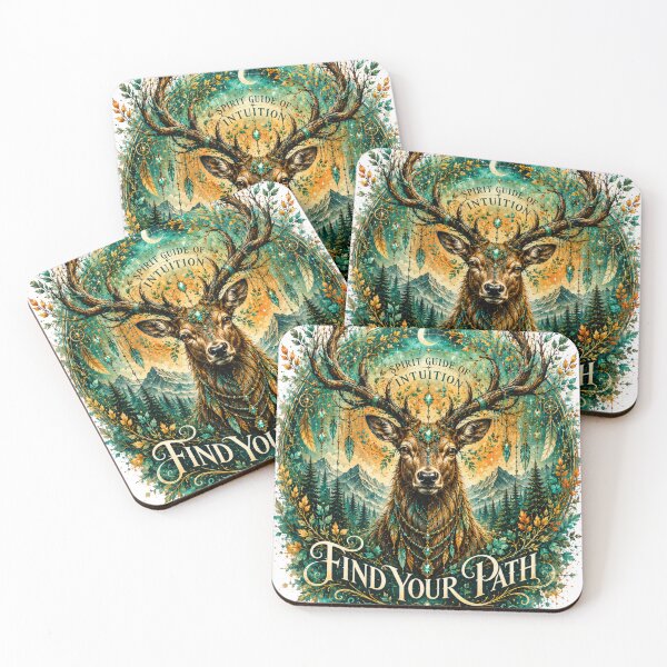 Item preview, Mystical Deer Spirit Guide designed and sold by Trailora.