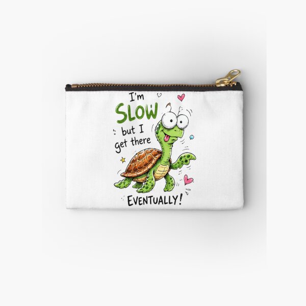 Item preview, Funny Turtle Motivation Cartoon Quote Design designed and sold by Amyay.