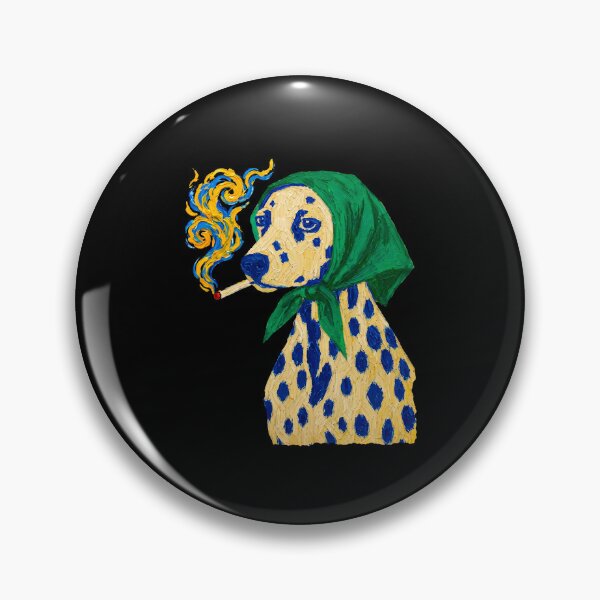 Item preview, Dalmatian Dog Wearing Green Babushka   designed and sold by TeeARTHY.
