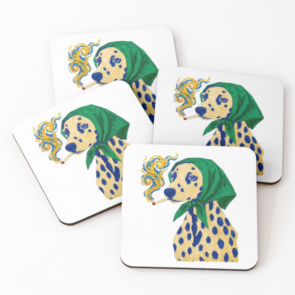 Item preview, Dalmatian Dog Wearing Green Babushka   designed and sold by TeeARTHY.