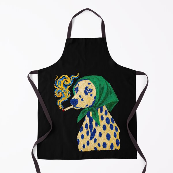 Item preview, Dalmatian Dog Wearing Green Babushka designed and sold by TeeARTHY.