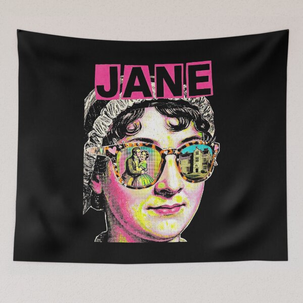 Item preview, Jane Austen Pride And Prejudice Bookish Pop Art Portrait designed and sold by GrandeDuc.