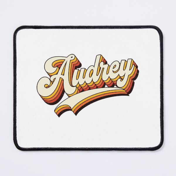 Item preview, Audrey Name Retro 70s Vintage design designed and sold by Teelogic.