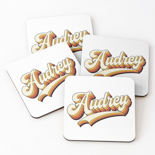 Item preview, Audrey Name Retro 70s Vintage design designed and sold by Teelogic.