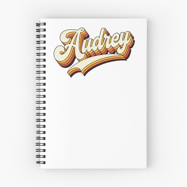 Item preview, Audrey Name Retro 70s Vintage design designed and sold by Teelogic.