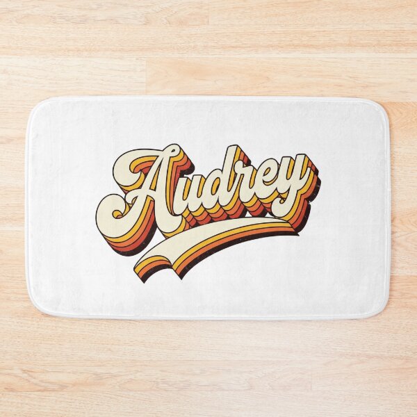 Item preview, Audrey Name Retro 70s Vintage design designed and sold by Teelogic.