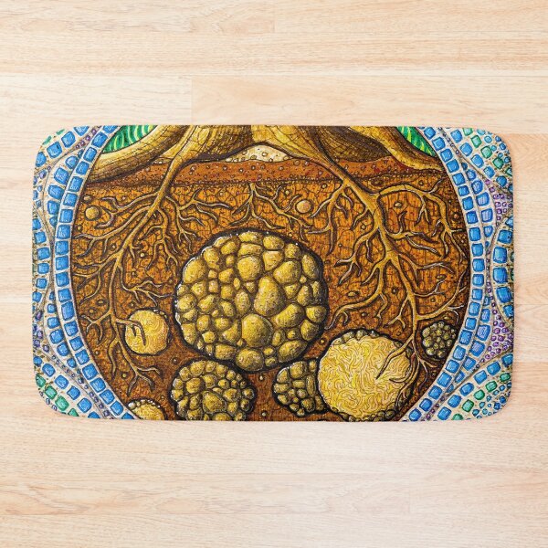 Item preview, Italian Truffle Earth Star Chakra Healing Art designed and sold by kpalana.