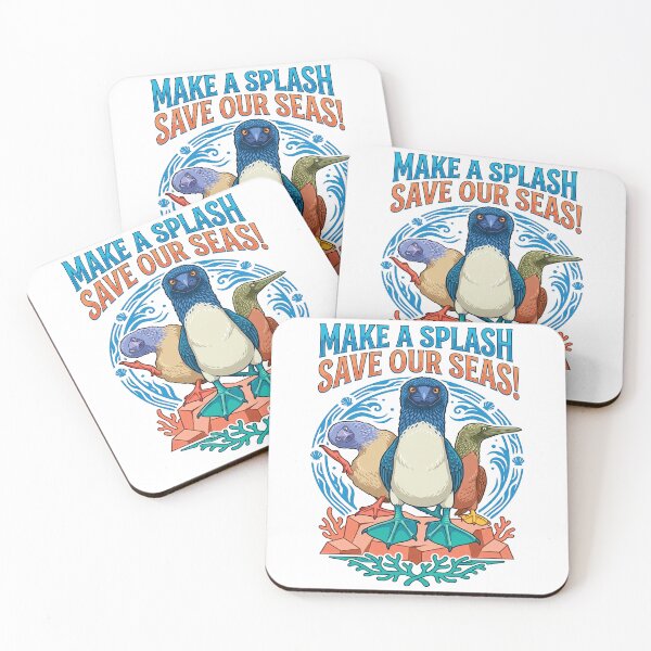 Item preview, Save Our Seas Blue Footed Boobies designed and sold by TeeARTHY.