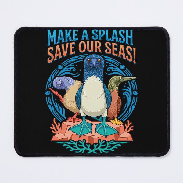 Item preview, Save Our Seas Blue Footed Boobies designed and sold by TeeARTHY.