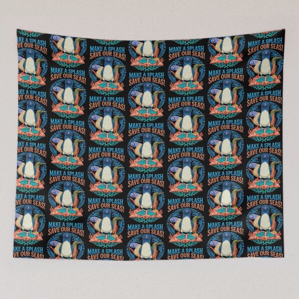 Item preview, Save Our Seas Blue Footed Boobies designed and sold by TeeARTHY.