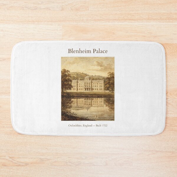Item preview, Blenheim Palace Vintage Watercolor Art Print | English Baroque Historic Estate | Oxfordshire England Wall Decor designed and sold by Panom Suavichien.