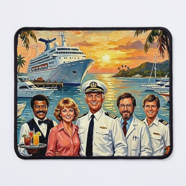 Item preview, Welcome Aboard – The Love Boat Fine Art Print designed and sold by Art's Diner.
