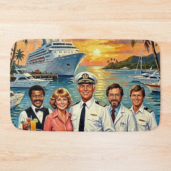 Item preview, Welcome Aboard – The Love Boat Fine Art Print designed and sold by Art's Diner.