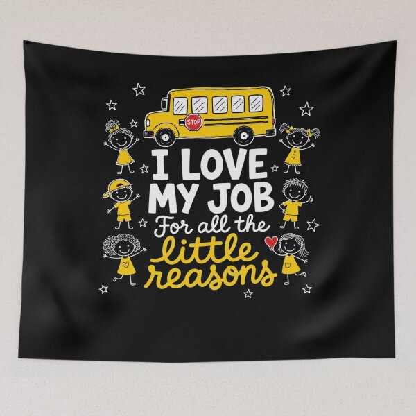 Item preview, Funny Bus Driver I Love My Job Little Reasons Back to School designed and sold by clothesy7.