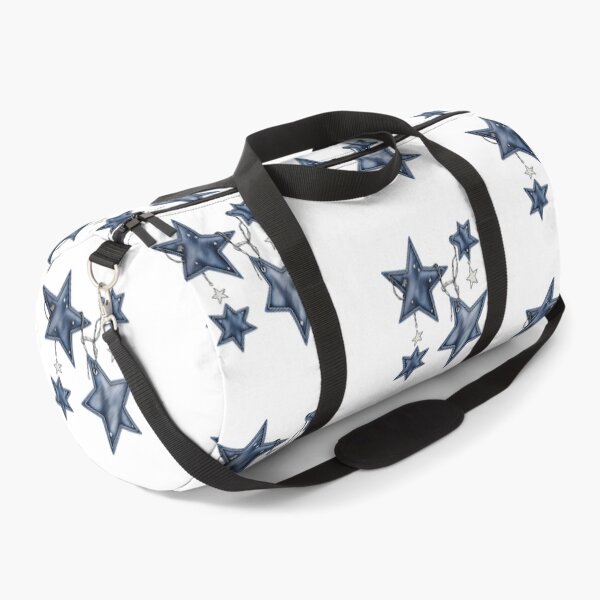 Item preview, Blue Denim Stars Textured Western Aesthetic Pattern designed and sold by tarzbol.