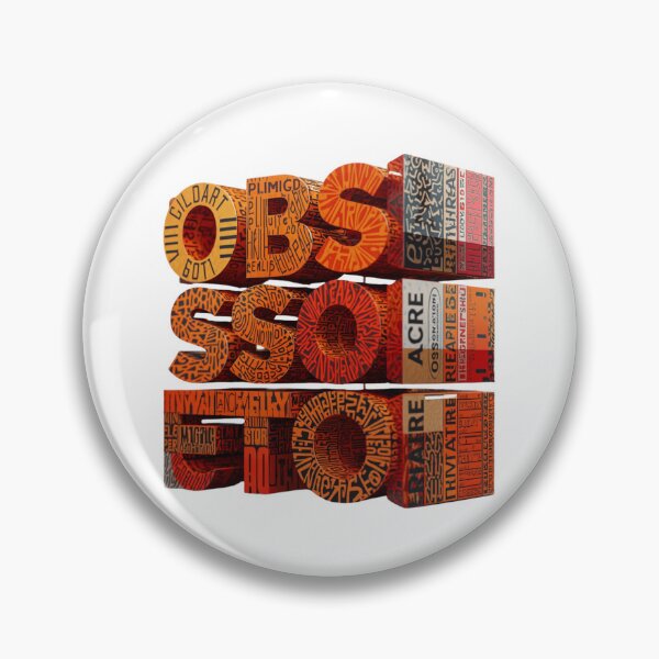 Item preview, Obsession Core | Bold 3D Typography Motivation Design designed and sold by Vvmd.