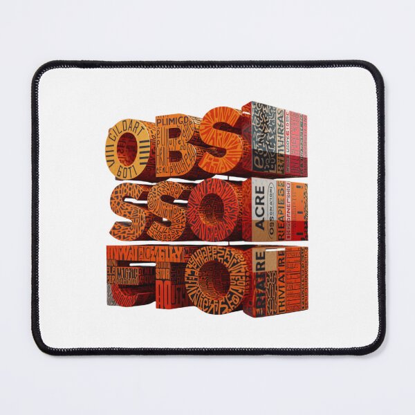 Item preview, Obsession Core | Bold 3D Typography Motivation Design designed and sold by Vvmd.