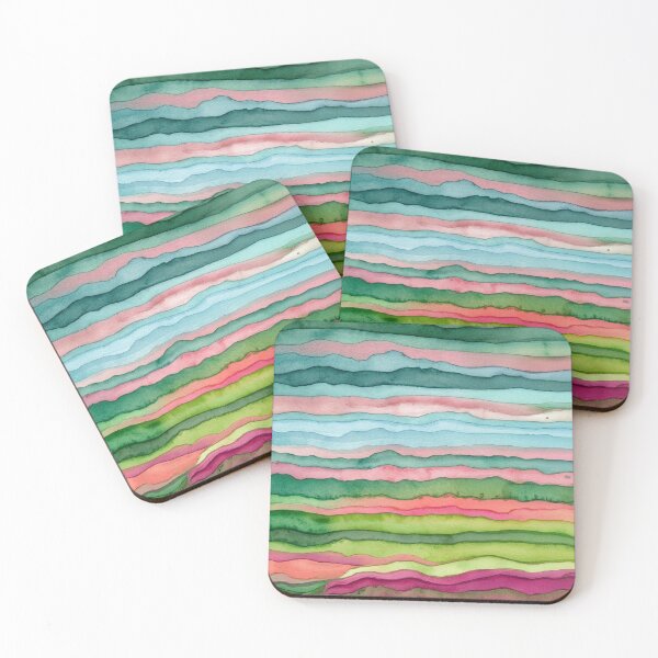 Item preview, Amazing Abstract Watercolor Mountain Wave Art Made Beautiful designed and sold by 21 Tulips.