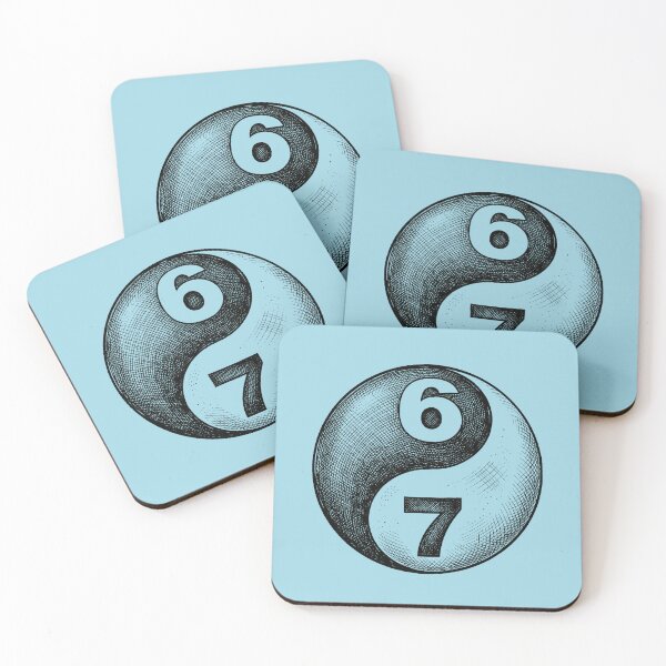 Item preview, Six Seven Duality Balance Symbol Distressed Art designed and sold by d247.