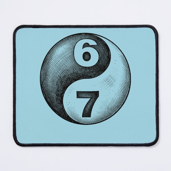 Item preview, Six Seven Duality Balance Symbol Distressed Art designed and sold by d247.