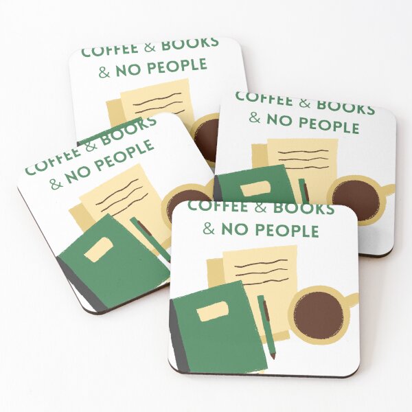 Item preview, Coffee & books & no people designed and sold by creativityisfun.